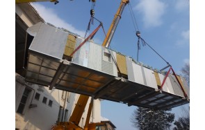 Intaking of Gostol bakery oven into bakery in Serbia