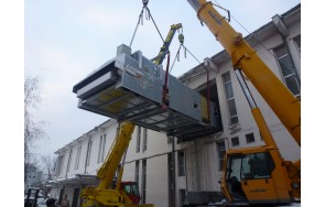 Intaking of Gostol tunnel baking oven into bakery in Serbia