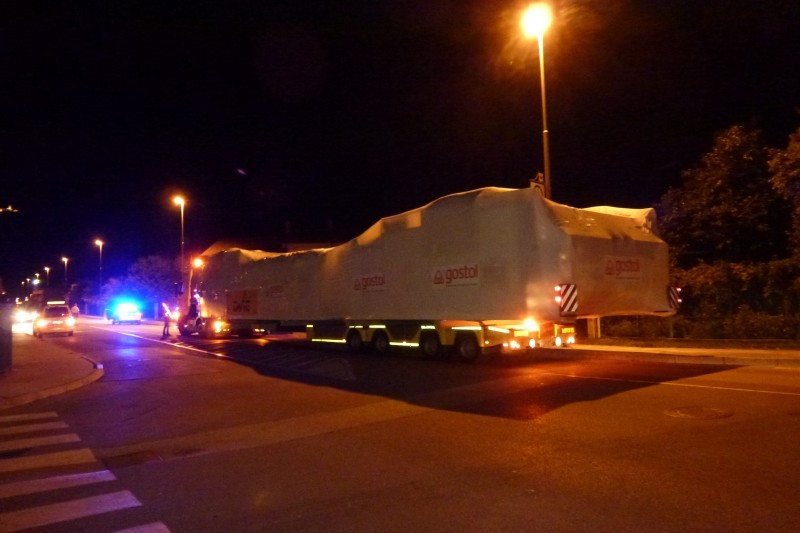 Exceptional cargo from Gostol, Nova Gorica to Kijev