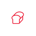 Line for tin bread with or without lidds
